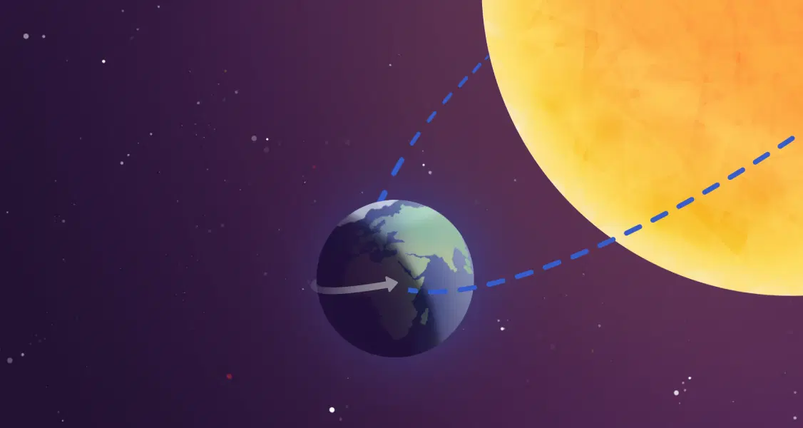 An illustration from the Patterns of Earth and Sky unit