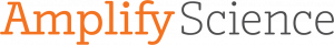 Logo displaying the words "Amplify Science" with "Amplify" in orange and "Science" in gray.