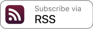 A button with a maroon RSS icon and the text "Subscribe via RSS" on a white background—perfect for staying updated on science of reading training resources.