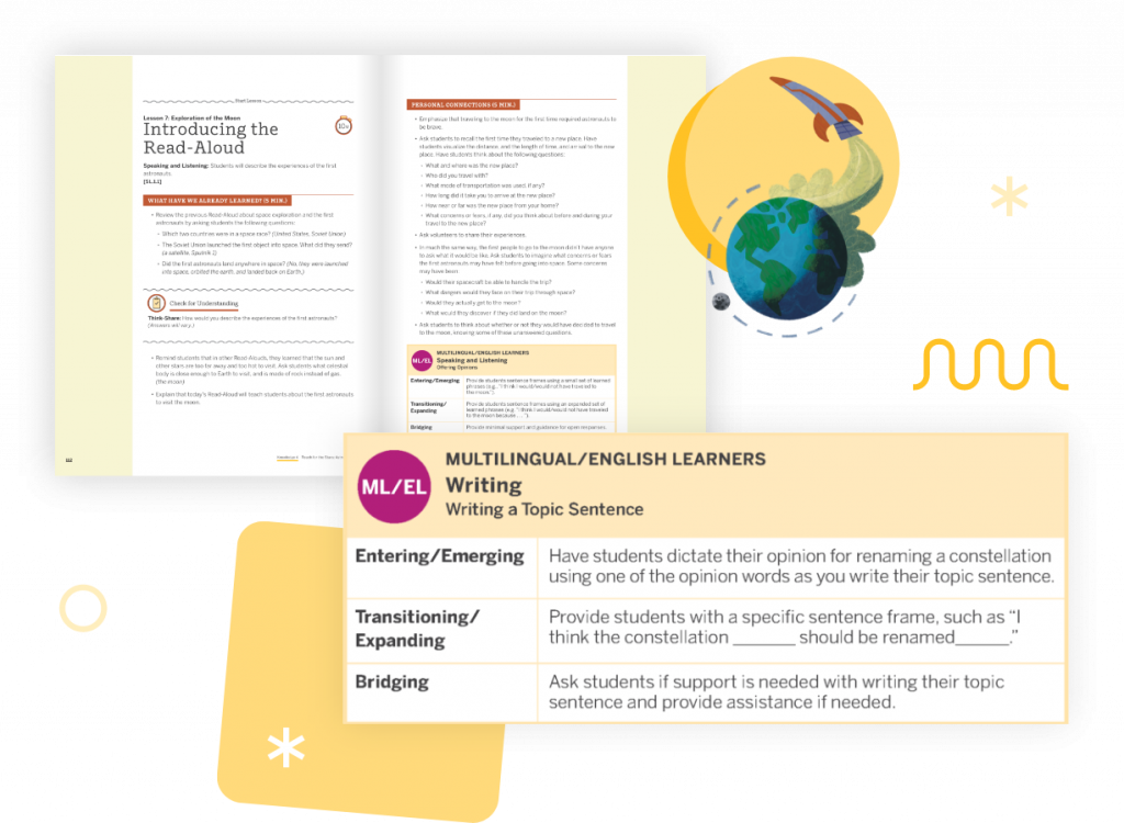 See our new approach to ML/EL support in our Teacher Guides