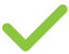 A green checkmark symbol on a light background.