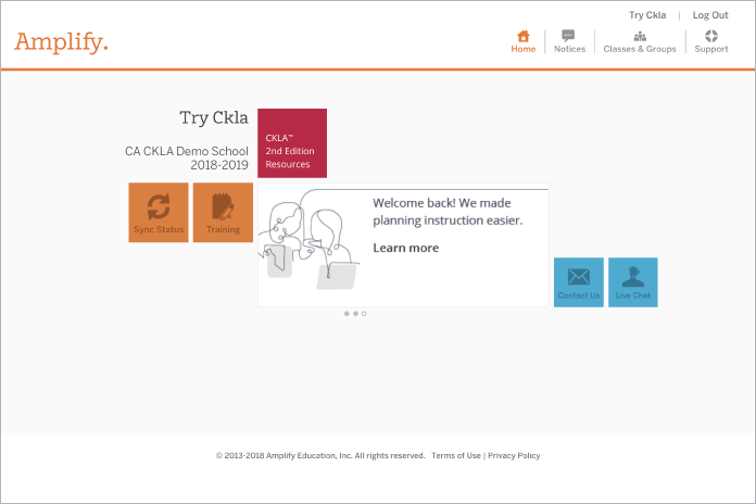 An image of mCLASS Intervention